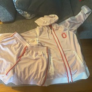 Ohio state Jacket and short set
